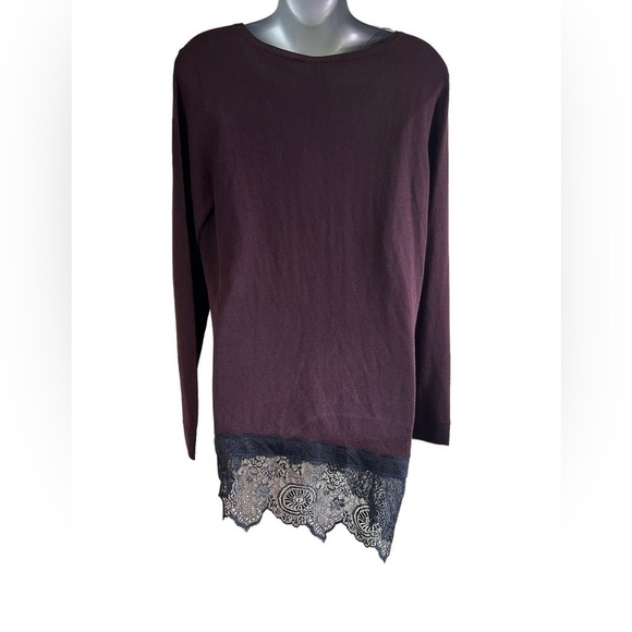 Love Scarlett Tunic Blouse Black Lace • NWT • Size: Medium - Picture 7 of 8